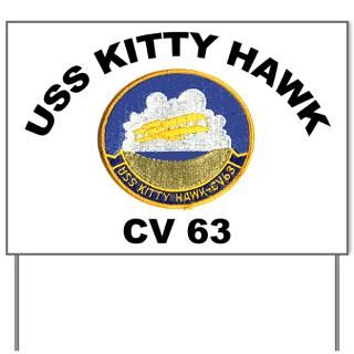 USS Kitty Hawk CV 63 Yard Sign for $20.00