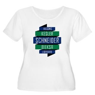 Schneider Womens Plus Size Scoop Neck T Shirt