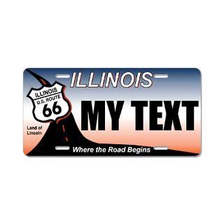 Illinois   Route 66 license plate replica for $19.50