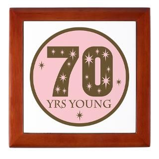 70 Years Young Birthday Keepsake Box
