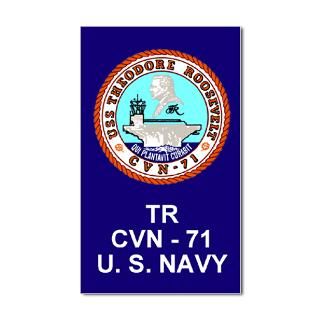 USS THEODORE ROOSEVELT Sticker by cvn_71