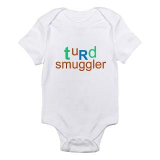 turd smuggler infant onesie Body Suit by kellycrap
