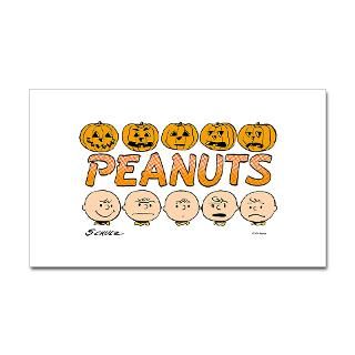 Peanuts Halloween Rectangle Sticker