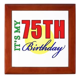 75Th Birthday Party Keepsake Boxes  75Th Birthday Party Memory Box