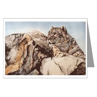 Snow Leopard Greeting Cards  Buy Snow Leopard Cards