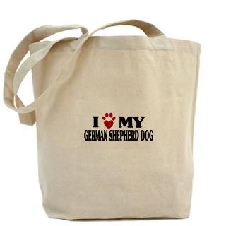 love My German Shepherd Dog Tote Bag for $18.00