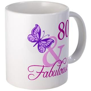 80 & Fabulous (Plumb) Mug