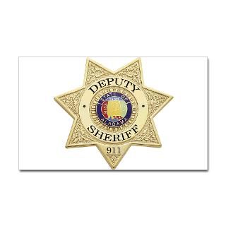 Alabama Deputy Sheriff Rectangle Sticker