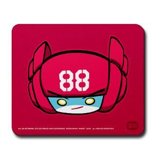Red Robot 88 on Red Mousepad for $13.00
