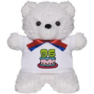96 Gifts > 96 Teddy Bears > 96 Year Old Birthday Cake Teddy Bear
