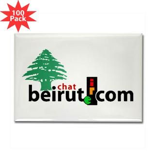 Beirut IRC Network Rectangle Magnet (100 pack)  Beirut IRC Network