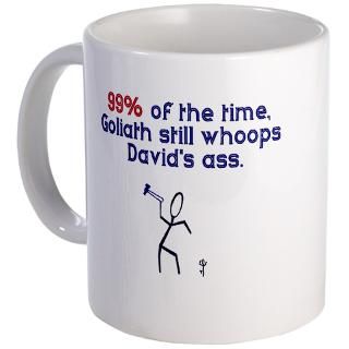 99% Goliath Whoops Davids As Mug