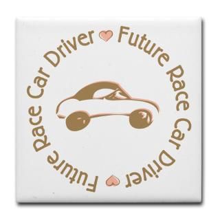 Future Race Car Driver Cartoon Girl T shirts Gifts