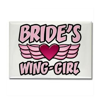 Brides Wing Girl : Bridal Party T Shirts & Bachelor/Bachelorette Tees