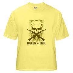 Molon Labe T Shirt by TSHIRTFACTION