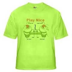 Play Nice Controller T Shirt by MFUnicorn