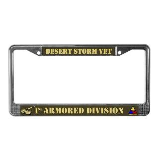 Desert Storm Vet [M 109] License Plate Frame