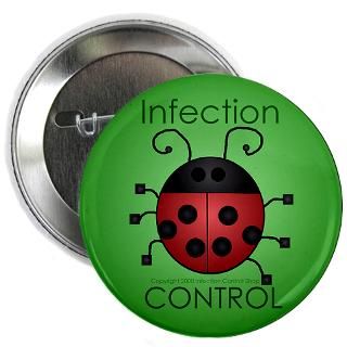 Get the infection control message out with these 2.25 inch buttons