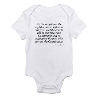 Abraham Lincoln quote 115 Infant Creeper