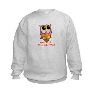 Owl Who did it?  Funny Animal T Shirts