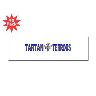 tartan terrors bumper sticker 50 pk $ 116 39