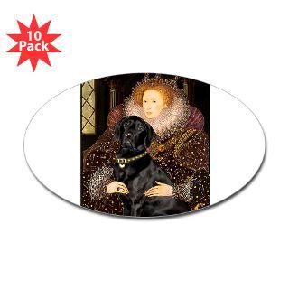 QUEEN ELIZABETH I & Black Labrador Retriever  Dog Lover Designs