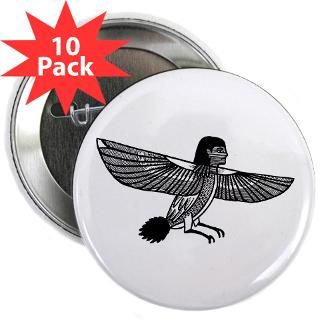 Egyptian Ba Bird Symbol 2.25 Button (10 pack)