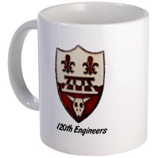 120Th Gifts  120Th Drinkware  Mug w/ 120th Engineers