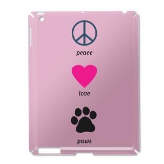 Animals Gifts > Animals IPad Cases > Peace Love Paws iPad2 Case