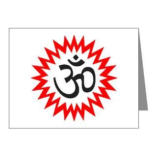 OM Indian Symbol Note Cards (Pk of 20)