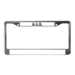Nitrous Oxide / N.O.S. License Plate Frame  Nitrous Oxide / N.O.S