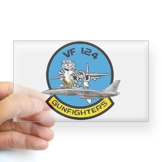 VF 124 Gunfighters Rectangle Decal for $4.25