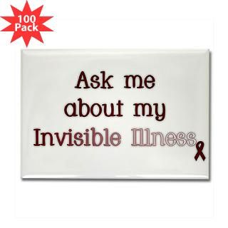 invisible illness aps rectangle magnet 100 pack $ 142 99