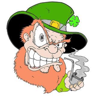 Angry Leprechaun  Art for the Politically Challenged