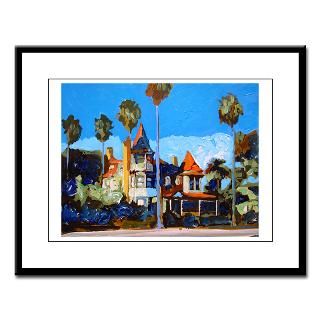 Vintage California Large Framed Print > San Diego California
