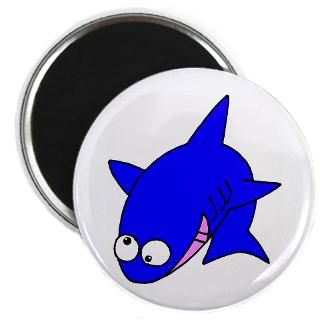 Funny Shark Cartoon 2.25 Button (10 pack)