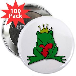 frog prince crown heart cartoon 2 25 button 100 $ 159 99