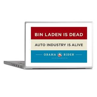 Bin Laden Dead, Auto Industry Alive Laptop Skins