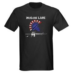 Molon Labe AR 15 T Shirt by schrapnel