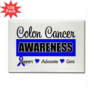 colon cancer advocacy rectangle magnet 100 pack $ 168 99