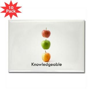 Knowledgeable Rectangle Magnet (100 pack)