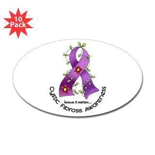 Flower Ribbon Cystic Fibrosis Shirts & Apparel  Awareness Gift