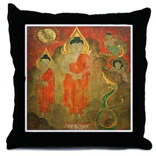 Home Decor Gifts Asian Art Decorative Throw Pillows, Suede Pillows and