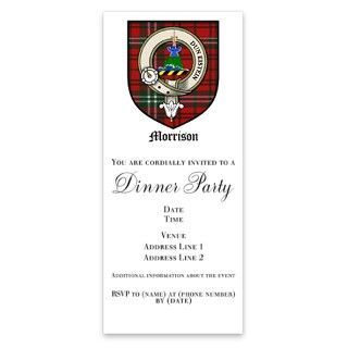 Morrison Clan Crest Tartan Invitations by Admin_CP4567472