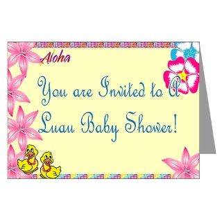 Gifts  Baby Shower Greeting Cards  Hawaiian Baby Shower Invitation