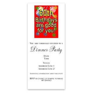 60th Birthday Card Invitations by Admin_CP5365703