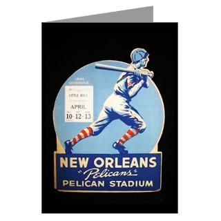1941 ~ New Orleans Pelicans Greeting Cards (Packag for
