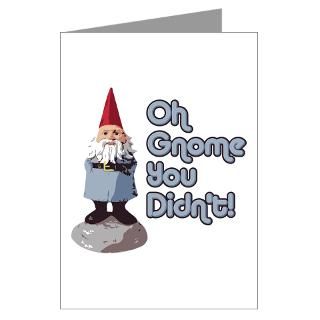 Funny Gnomes Greeting Cards  Buy Funny Gnomes Cards