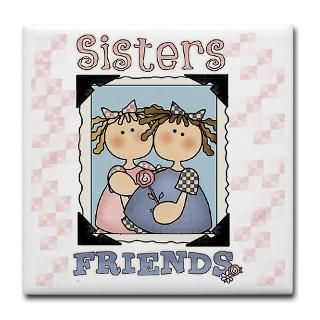 SistersFriends Keepsake Tile Coaster  Keepsake Boxes, Tiles, and