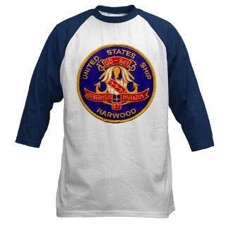 861 Gifts  861 T shirts  USS HARWOOD Baseball Jersey